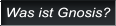 Was ist Gnosis? Was ist Gnosis?